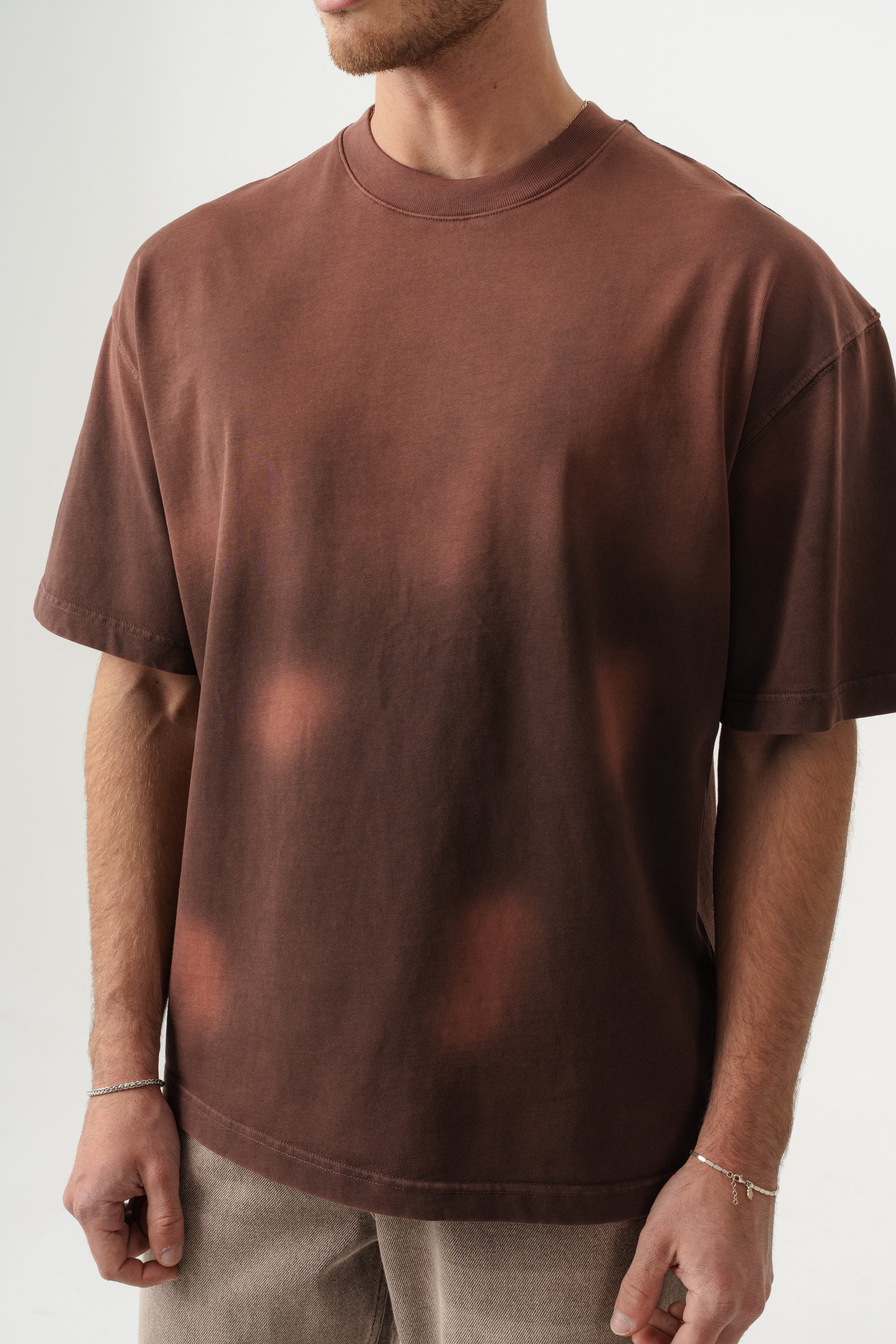 BORZ UNISEX GEÇİŞLİ - YIKAMALI OVERSIZE TİŞÖRT-4