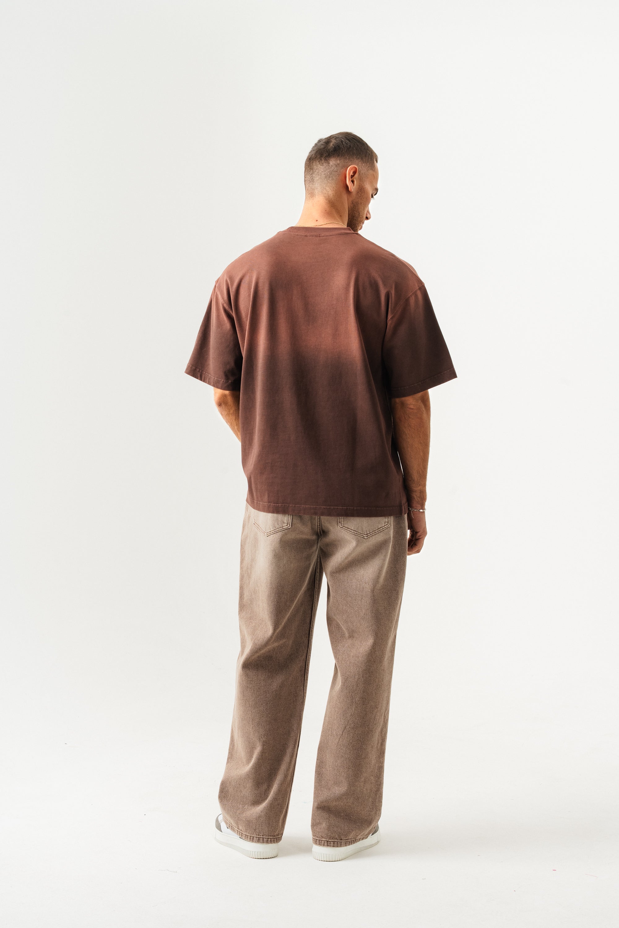 BORZ UNISEX CEPLİ-YIKAMALI OVERSİZE TİŞÖRT-8