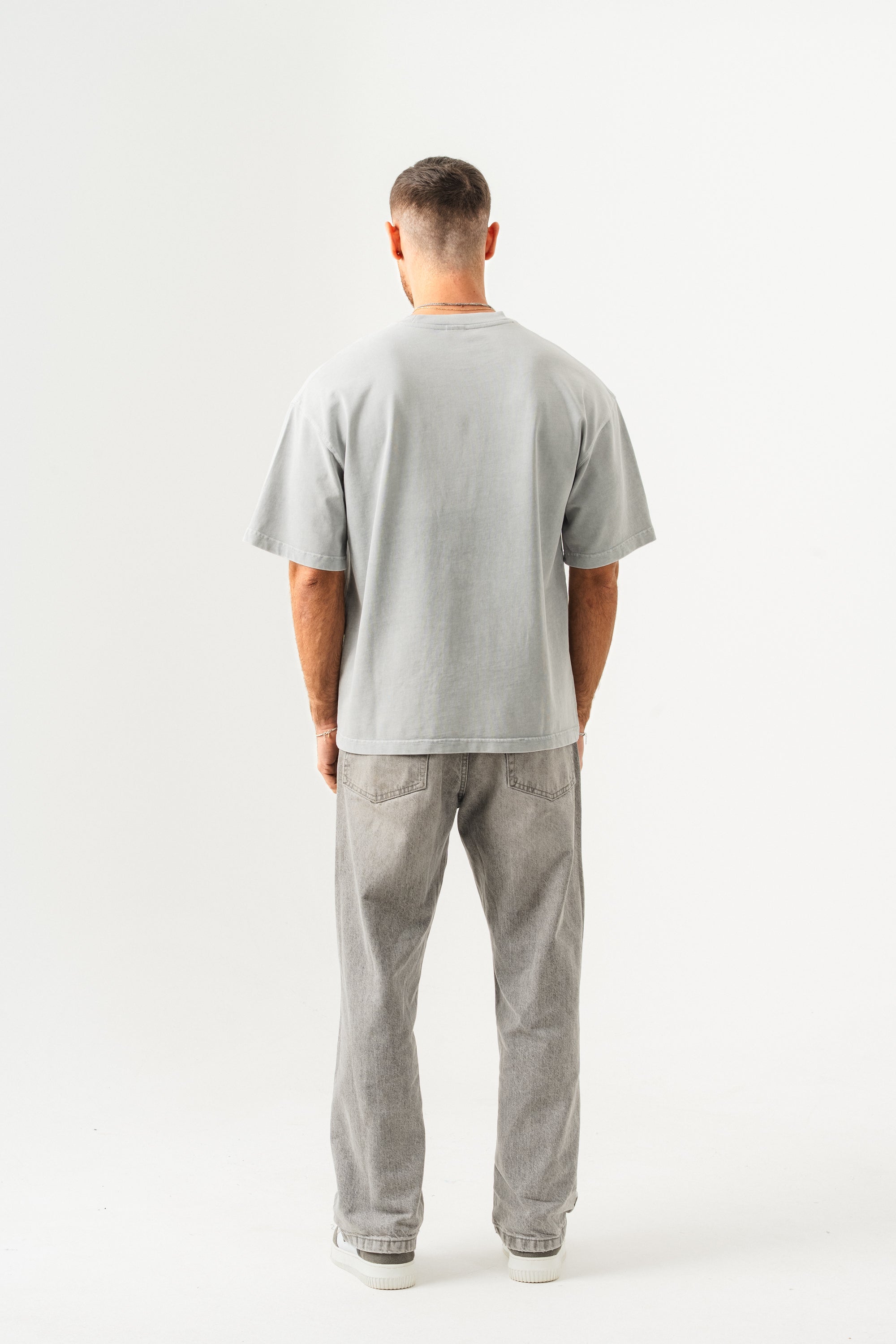 BORZ UNISEX CEPLİ-YIKAMALI OVERSİZE TİŞÖRT-6