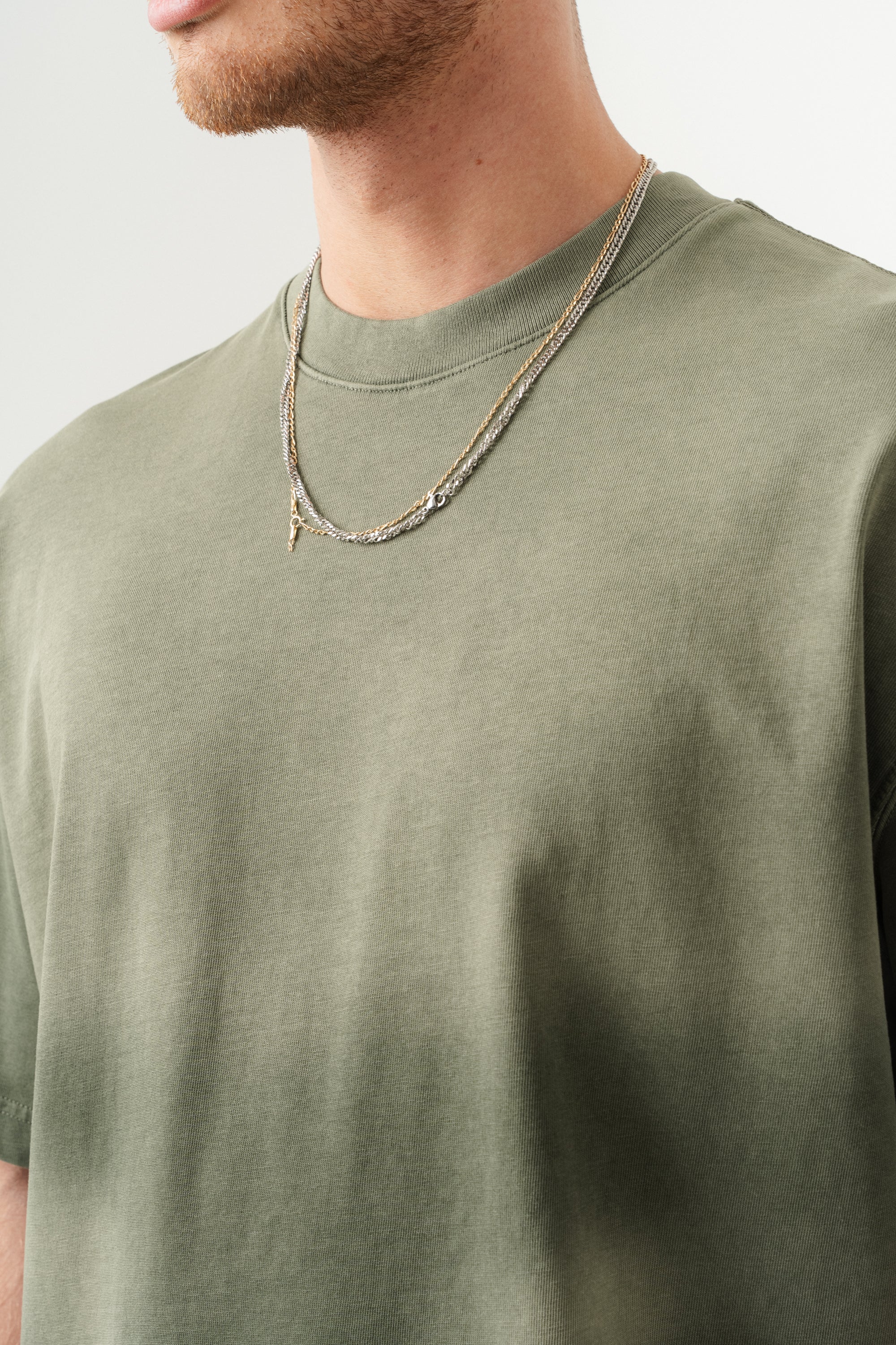 BORZ UNISEX GEÇİŞLİ - YIKAMALI OVERSIZE TİŞÖRT-5